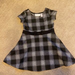 Black plaid dress